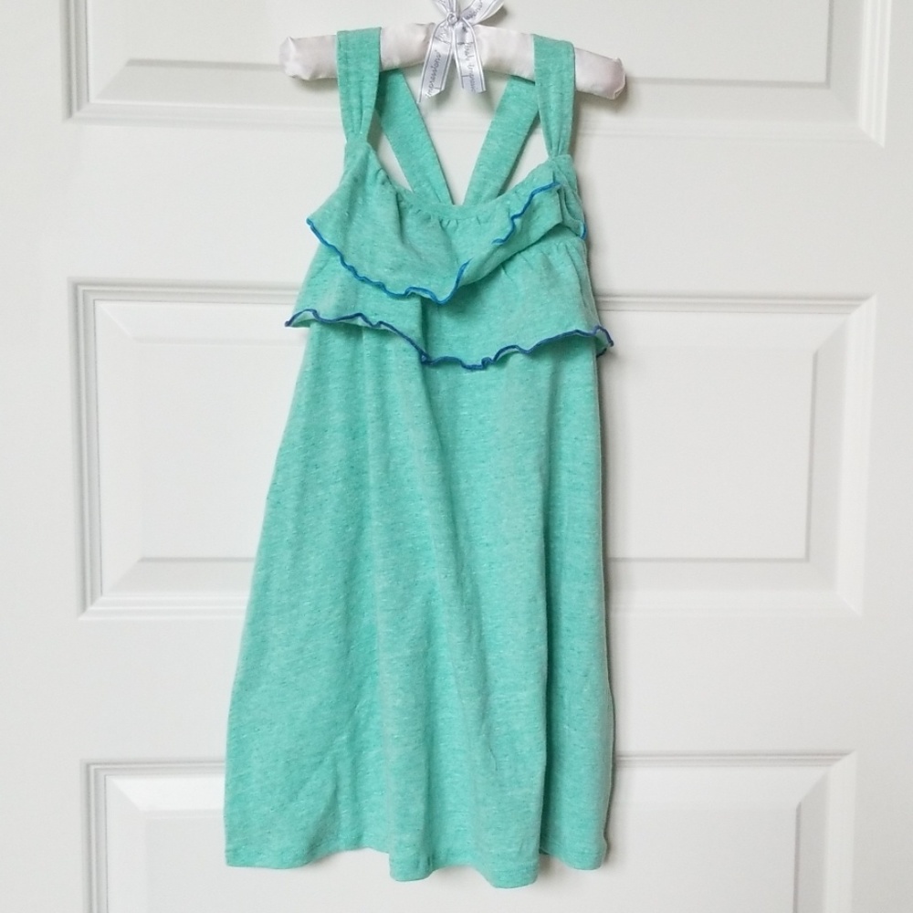 Girls turqoise dress